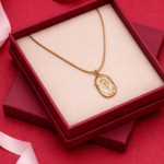 white rose pendant