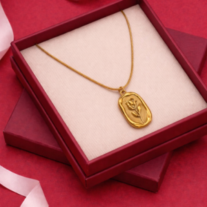 golden rose pendat