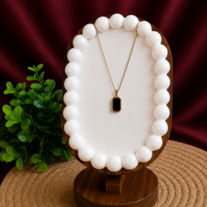 black stylish pendant