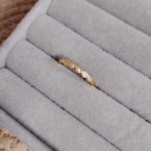 hearts band ring