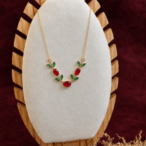 tulip v chain red & green